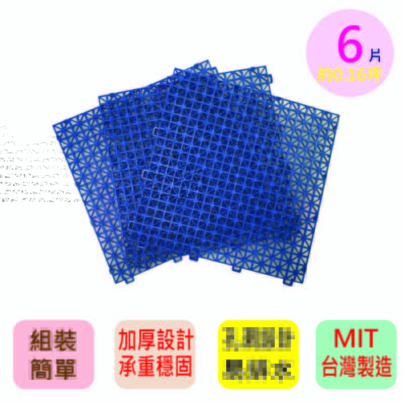 PMU PE PLASTIC MAT, 藍色, large