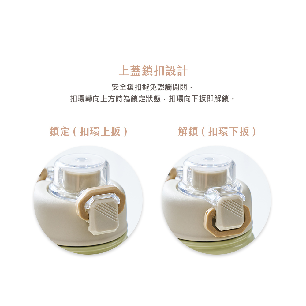 Disney迪士尼 花草維尼304不銹鋼彈跳手提真空保溫瓶765ml-嫩綠, DSM-PV7202G嫩綠, large