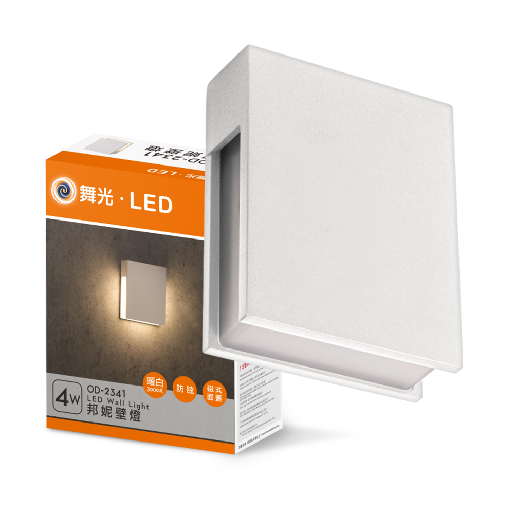 DanceLight 4W Bonnie Wall Lamp Wall Lamp Driveway Light Staircase Light Outdoor Lighting with Waterproof Driver (Fashion White), , large