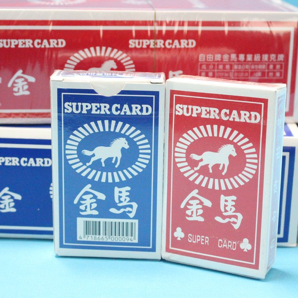 金馬  撲克牌 牌桌上的好幫手紅色, , large