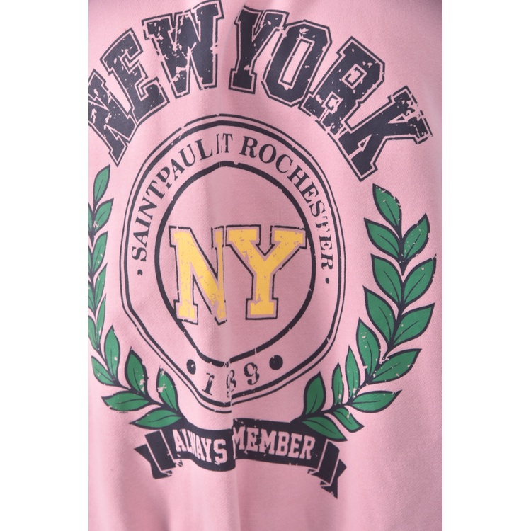 (F) 質感粉色長袖上衣二手衣, , large