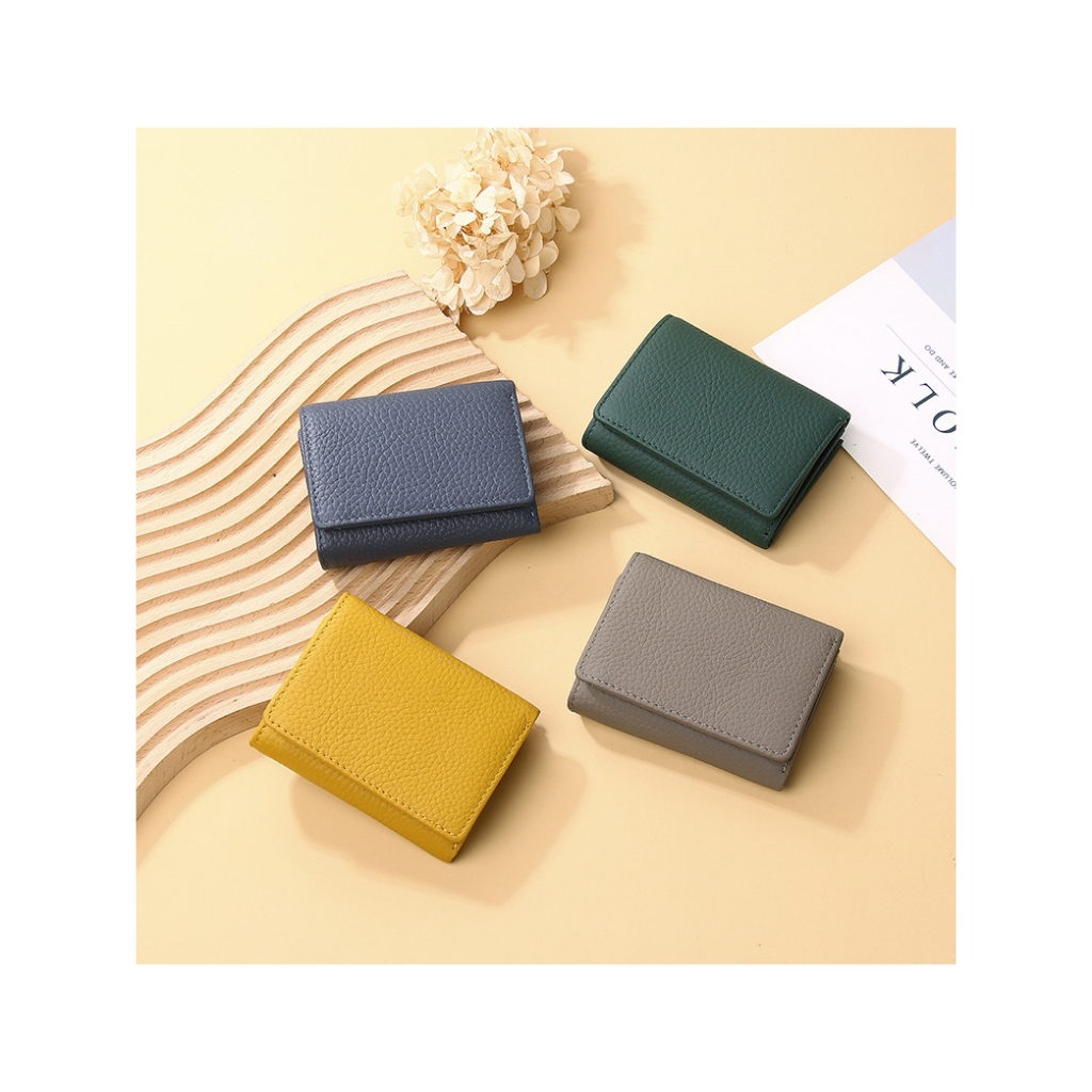 cozyuti悠媞 真皮卡夾零錢包 雙格大容量 拉鍊零錢包 拉鍊錢包 錢包 鑰匙包 卡夾 皮夾 雙層零錢包 卡夾包 零錢