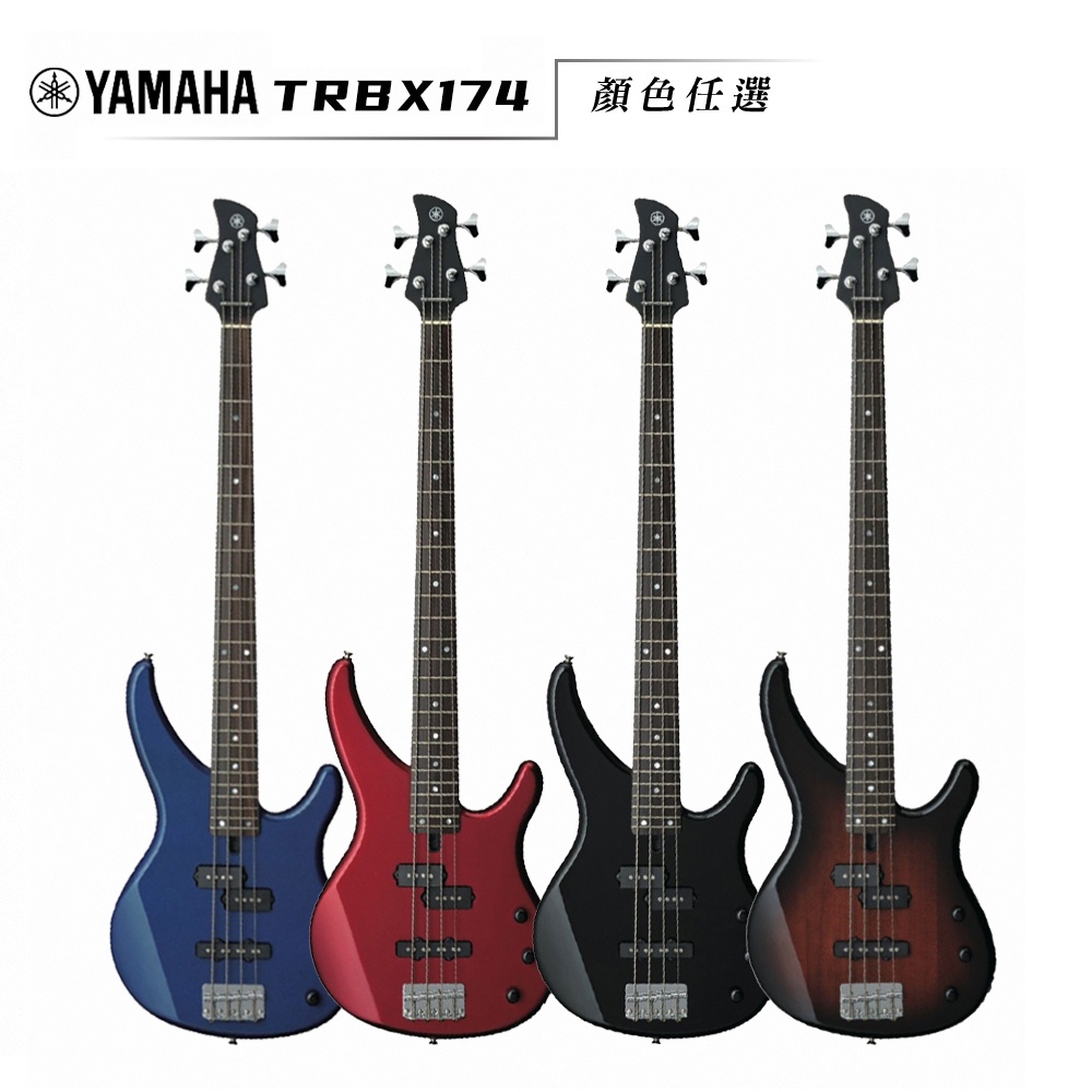 『 開學季 』\ 電貝斯套餐  /  YAMAHA TRBX174 多樣貝斯配件【敦煌樂器】, , large