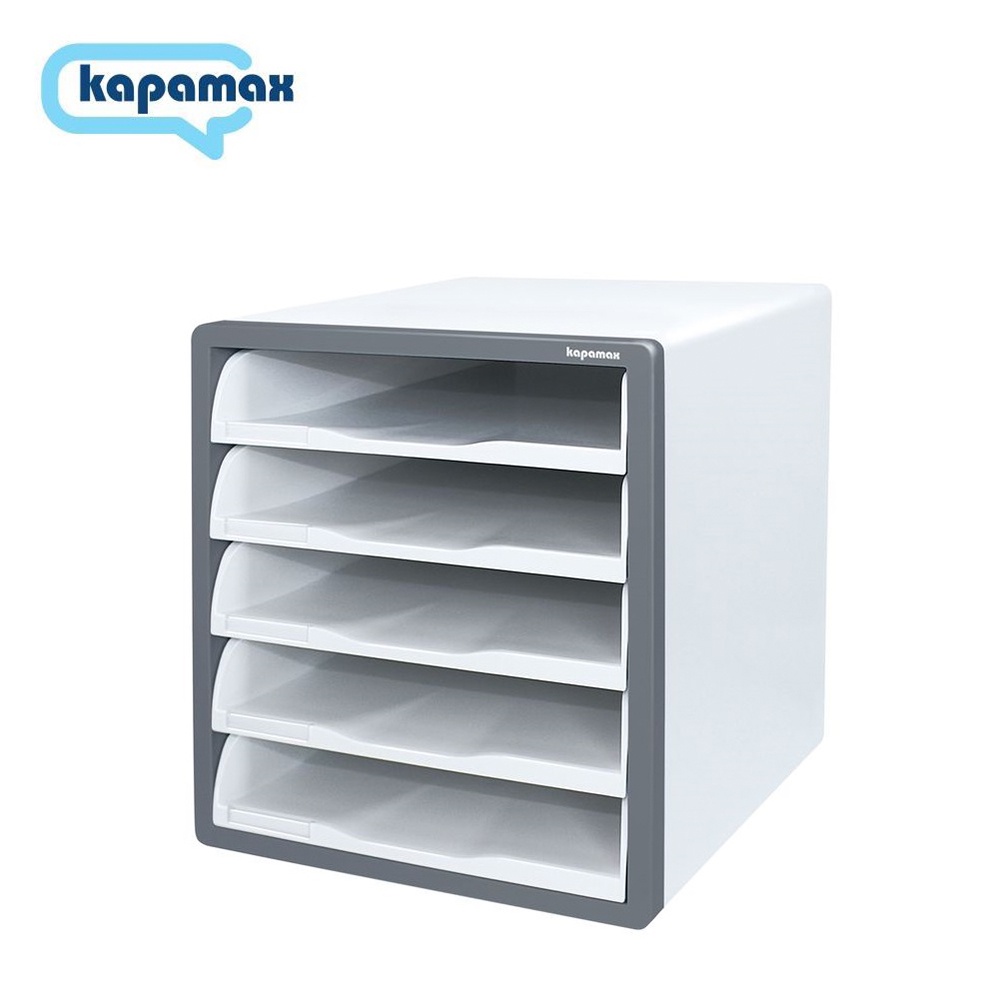 *需預訂【KAPAMAX】開放式五層文件櫃 (17500)深灰, , large