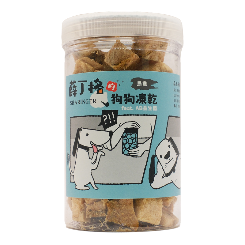 【SHARINGER 薛丁格】益生菌狗狗凍乾 100g-烏魚丁, , large