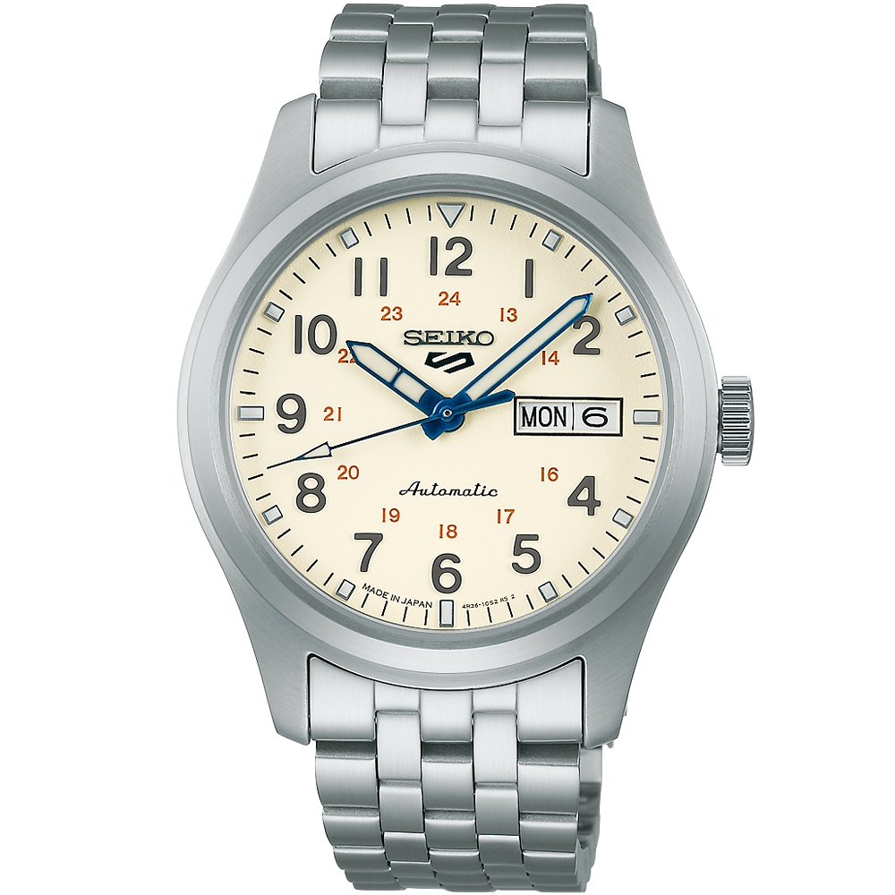 SEIKO 精工 5 Sports 製錶110週年 限量機械錶 套錶 SRPK41K1/4R36-15L0S, , large