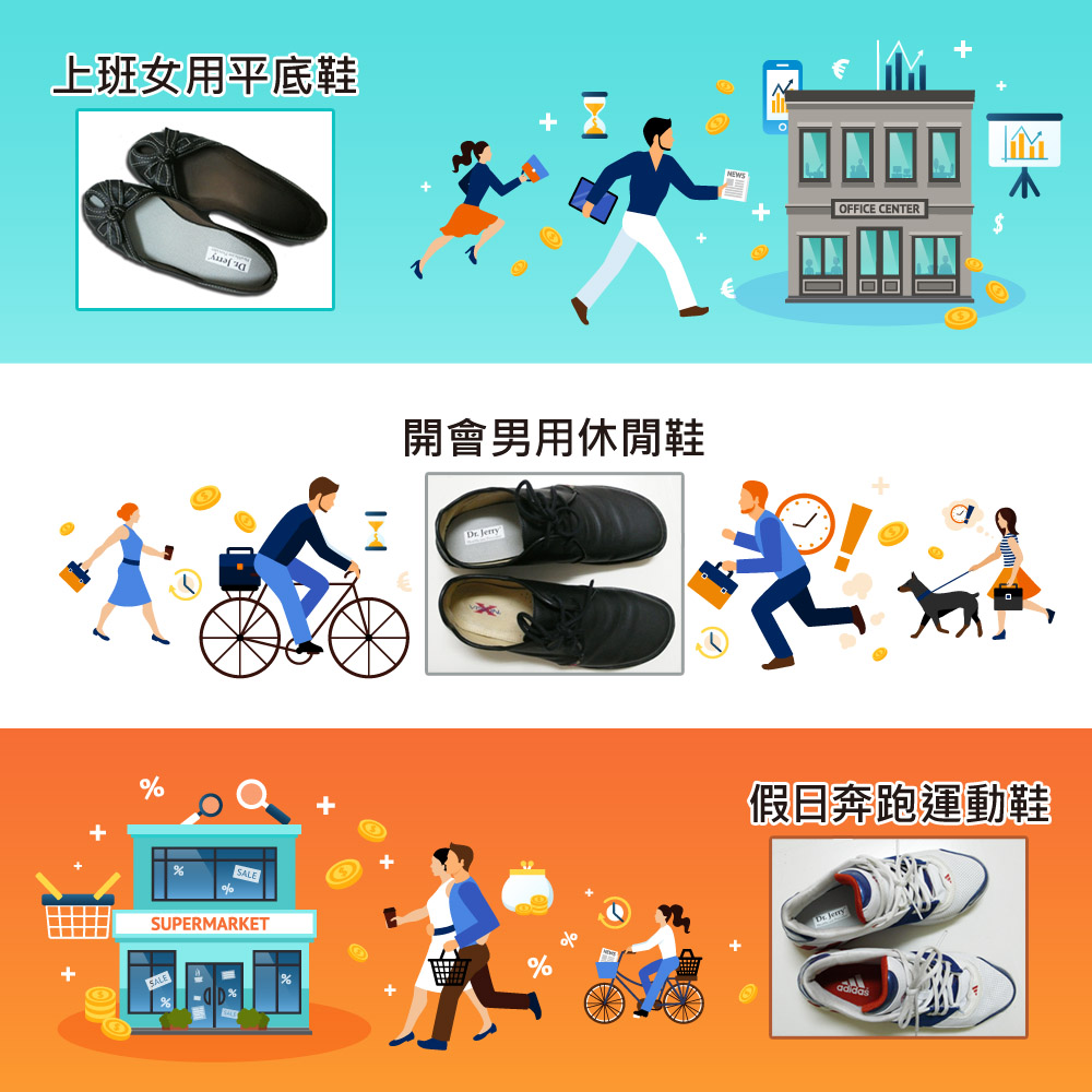 Dr. Jerry漫步雲端航太平面記憶鞋墊(隨機色) ~ ONE SIZE, , large