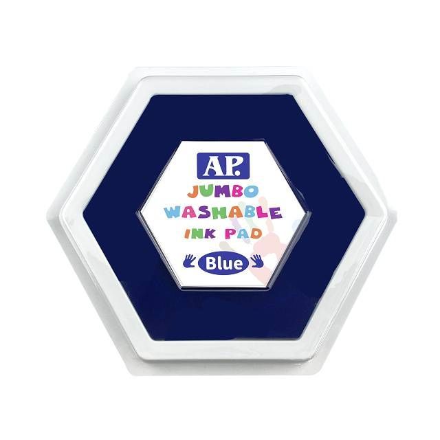 普思AP  大六角水性印台(WS09)  安全無毒 多色藍WS09-05, , large