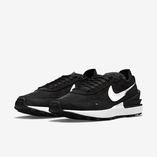 Kixpress-Nike Wmns Waffle One 女 休閒鞋 運動 經典 復古 麂皮 舒適 穿搭 黑白 [DC2533-001], , large