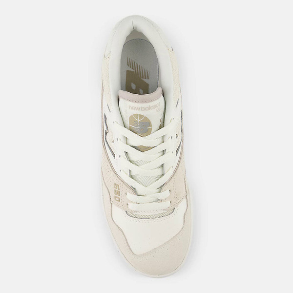Kixpress-New Balance 女 復古鞋 休閒 運動 B楦 NB 550 皮革 簡約 穿搭 膠底 米 [BBW550TB], , large