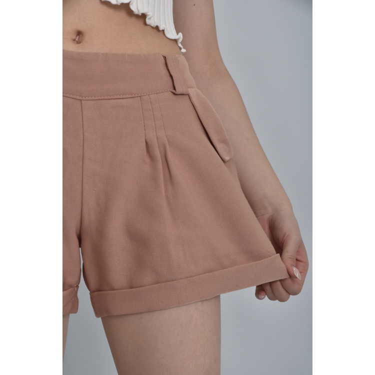 (S) queen shop寬鬆棕色短褲二手衣, , large