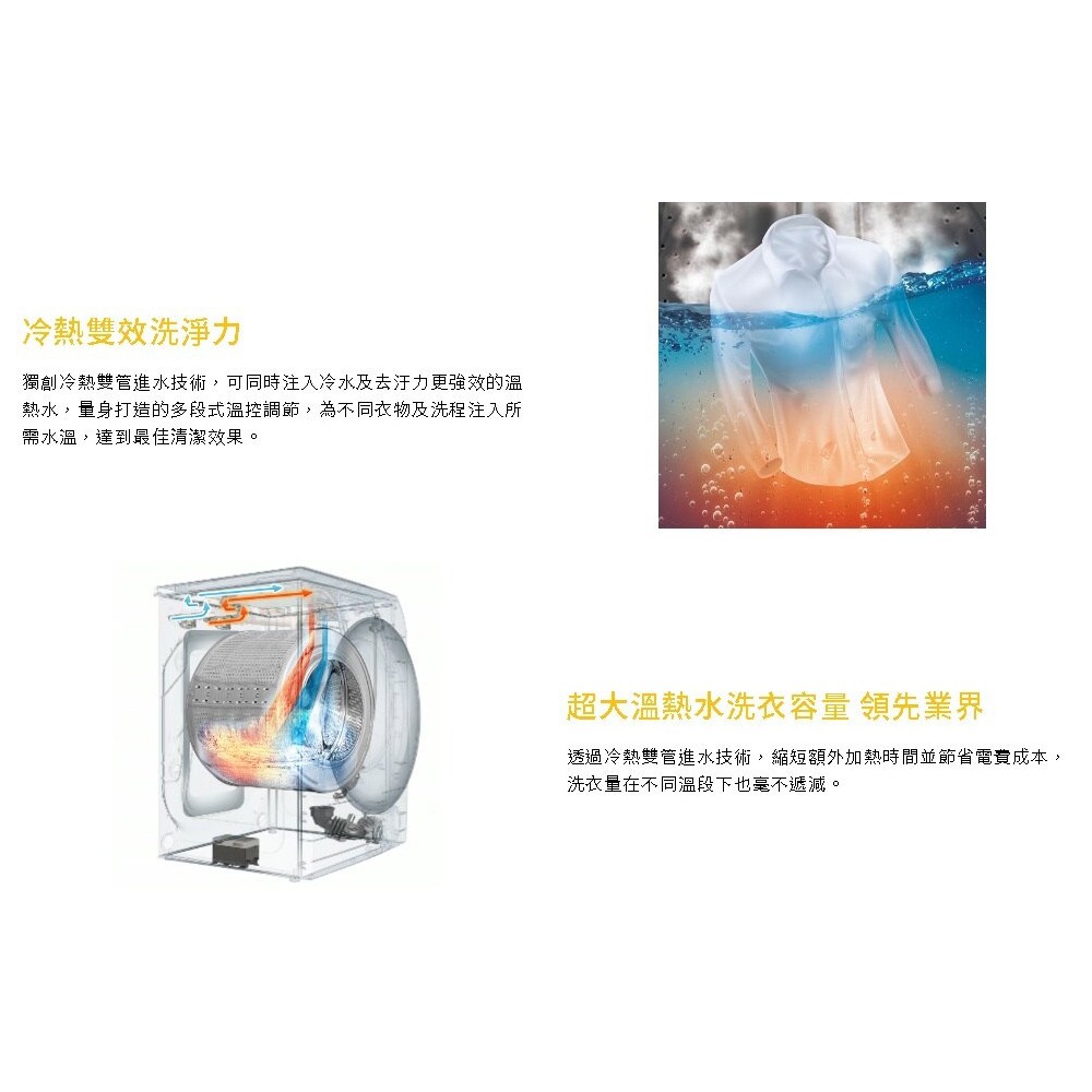Whirlpool 17KG Inverter Drum Washing Machine 8TWFW8620HW, , large