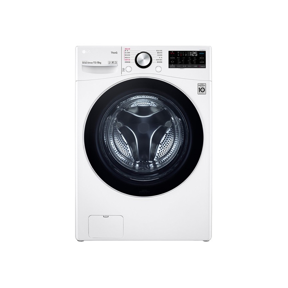 LG 15公斤 WiFi 蒸洗脫烘 變頻滾筒洗衣機 WD-S15TBD, , large