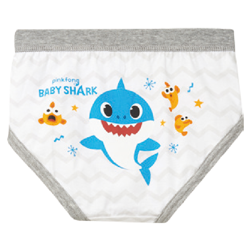 Baby Shark男童純棉內褲2入, 140cm, large