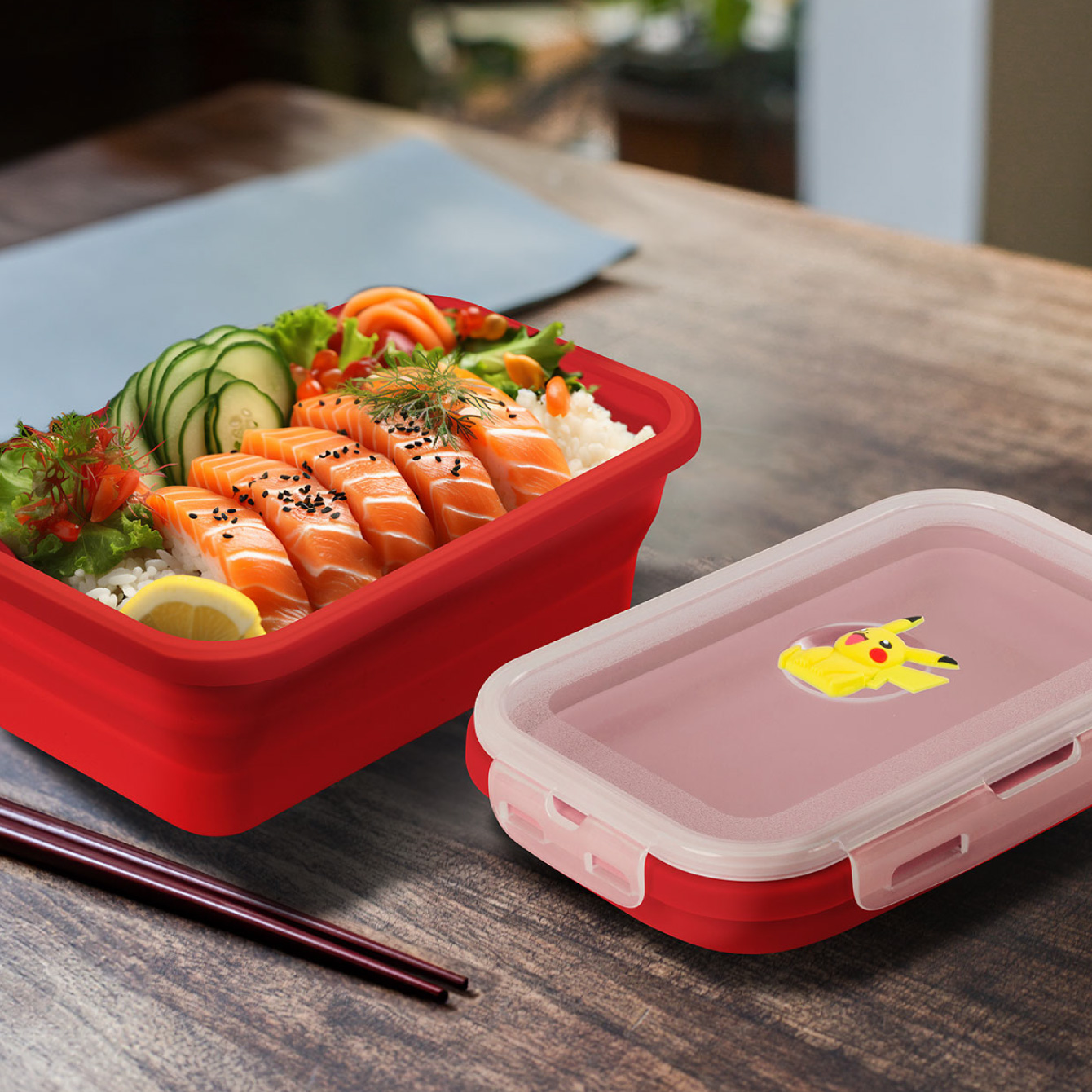 Silicone Foldable Food Container-EEV-12, , large