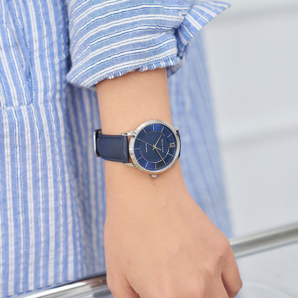 Relax Time  RT-108S  太陽能時尚手錶-黑x玫瑰金/42mm RT-108S-5M, , large