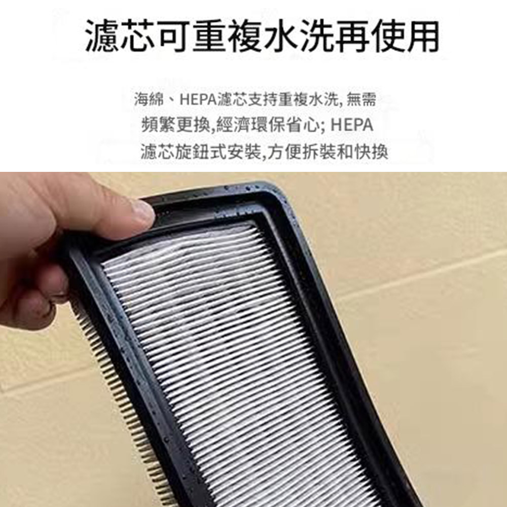 無刷20V工業3用吸塵器/配件/方型濾網2入, , large