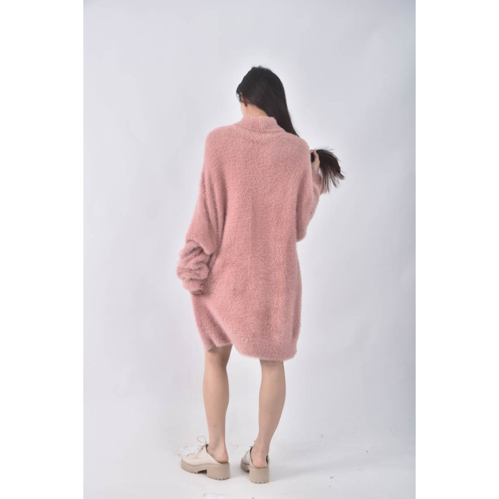 (XL) gentlewoman毛絨粉色洋裝二手衣, , large