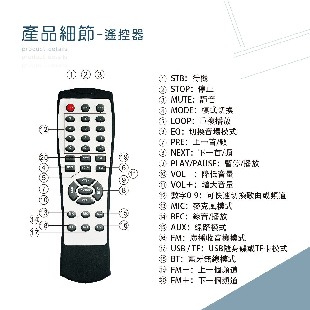 [HANLIN]-LBT016 藍牙重低音喇叭擴音機, , large