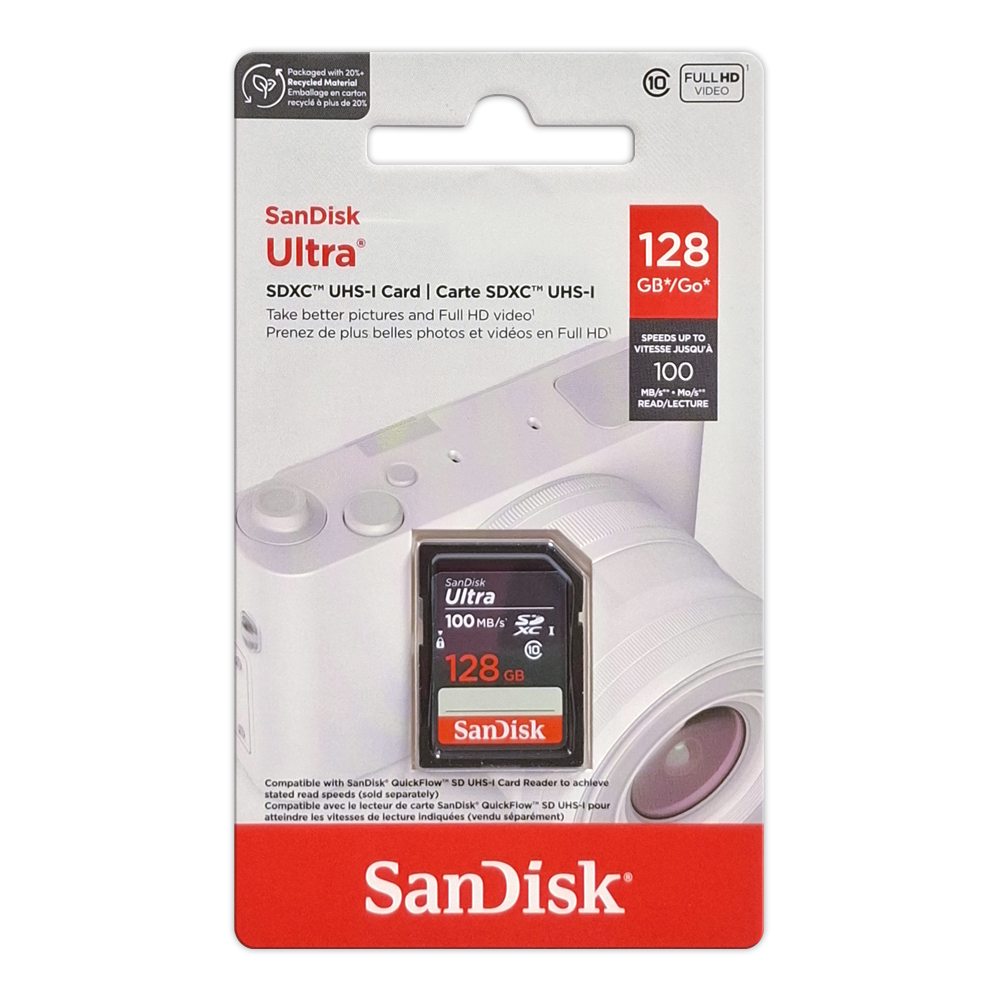 【SanDisk】Ultra 128G UHS-I C10 SD SDXC 記憶卡, , large