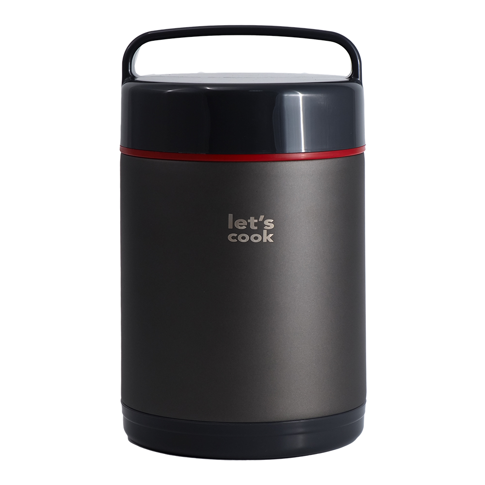 樂司/304不鏽鋼真空保溫提鍋-附菜盤-1.9L-1入, , large