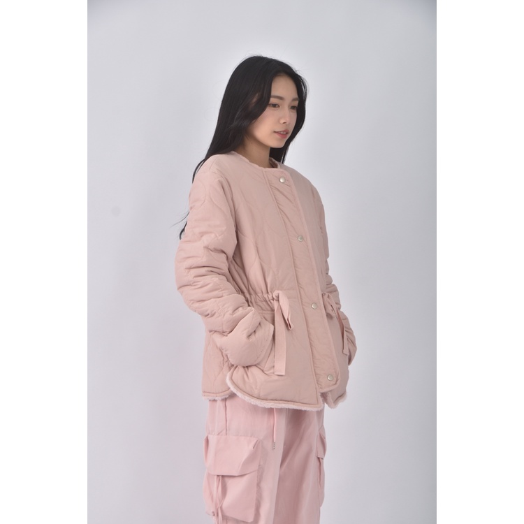 (L) clawsome韓牌質感收腰粉色外套二手衣, , large