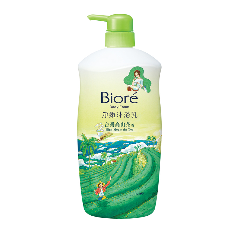 Biore淨嫩沐浴乳-台灣高山茶香清爽型, , large