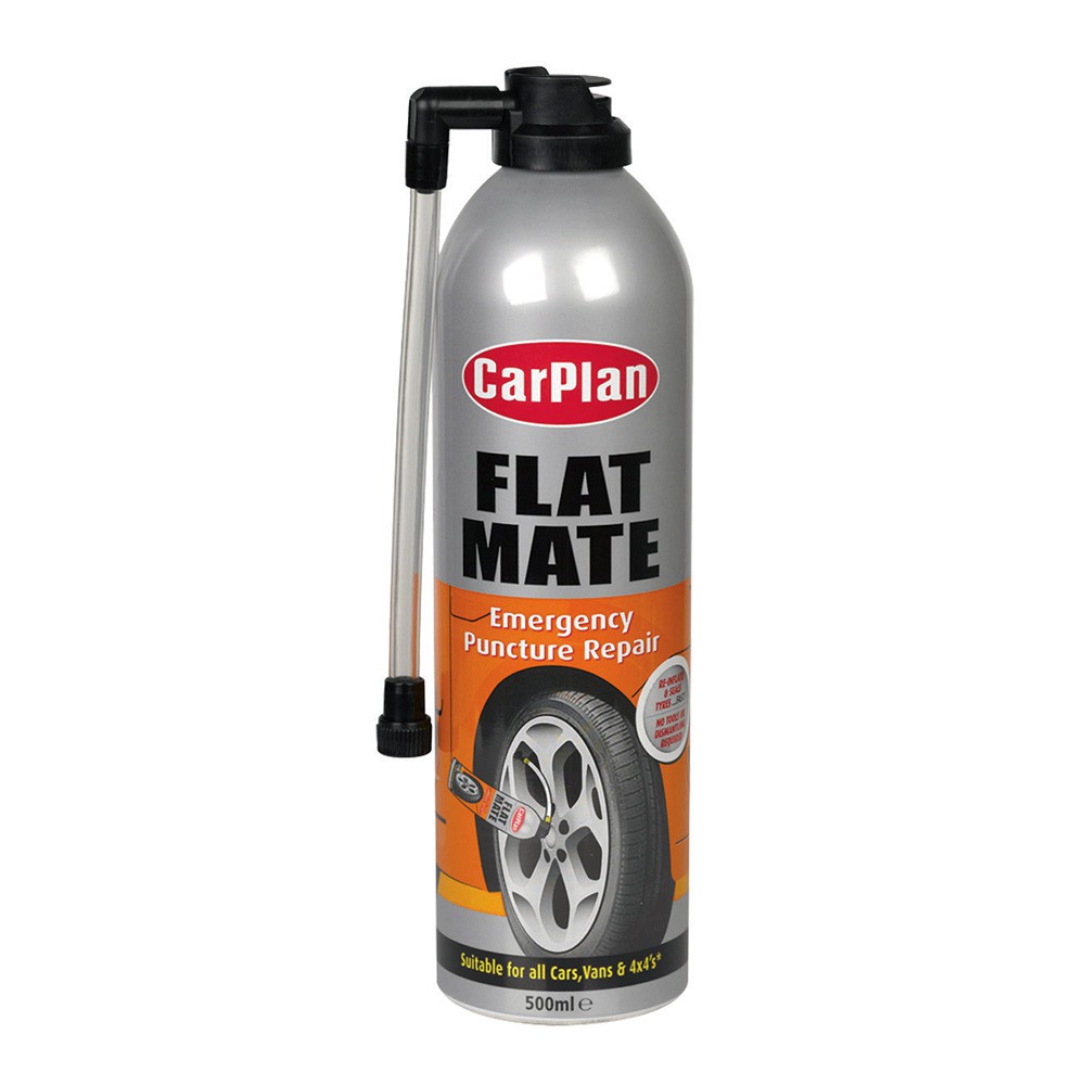 英國CarPlan FLAT MATE輪胎修補劑/500ml 補胎 補胎劑 輪胎修補, , large