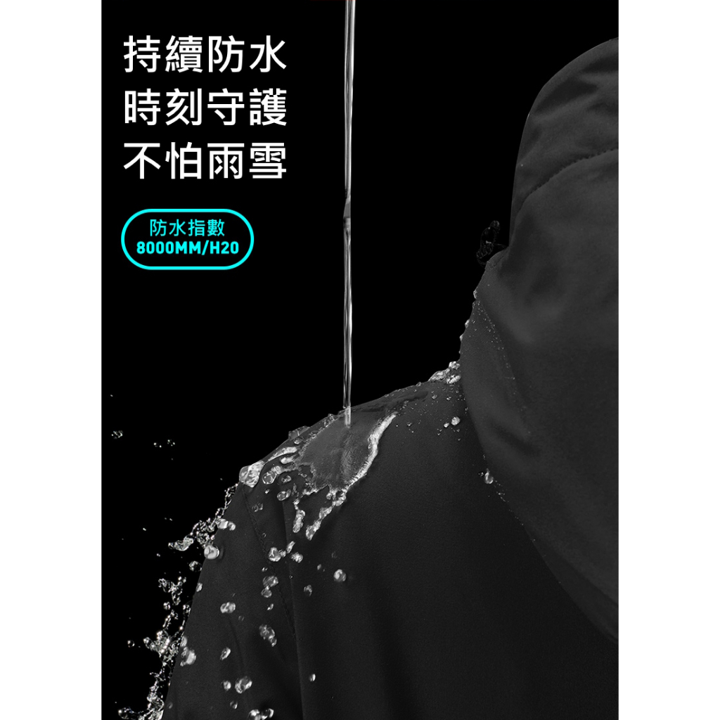 [TECTOP 探拓戶外]男款TECTOPxNASA聯名款防風防水兩件式外套(衝鋒衣) 市面唯一, , large