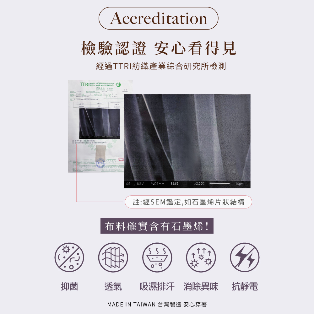 【Clany可蘭霓】戀慕時光 抑菌石墨烯蕾絲中腰M-XL內褲 可可紫 3035-15, , large