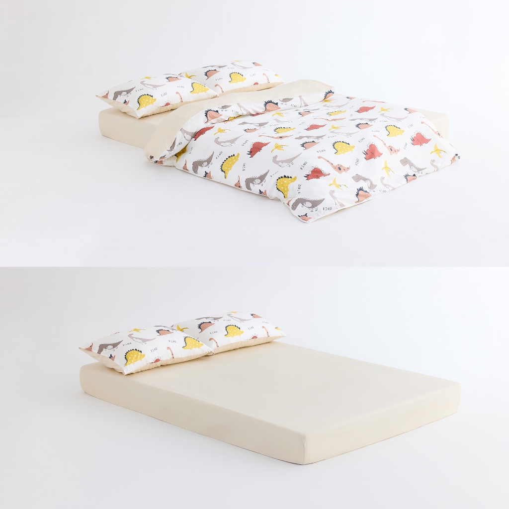 DOTDOT Lite - 『The Dino』 床包枕套組/被套/涼被/寢具組, , large