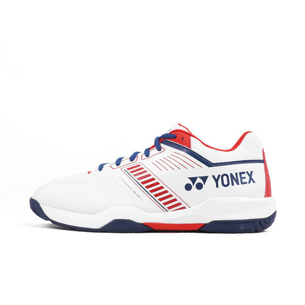 Yonex Power Cushion Strider Flow 男 羽球鞋 寬楦 白紅 [SHBSF1WEX114], , large