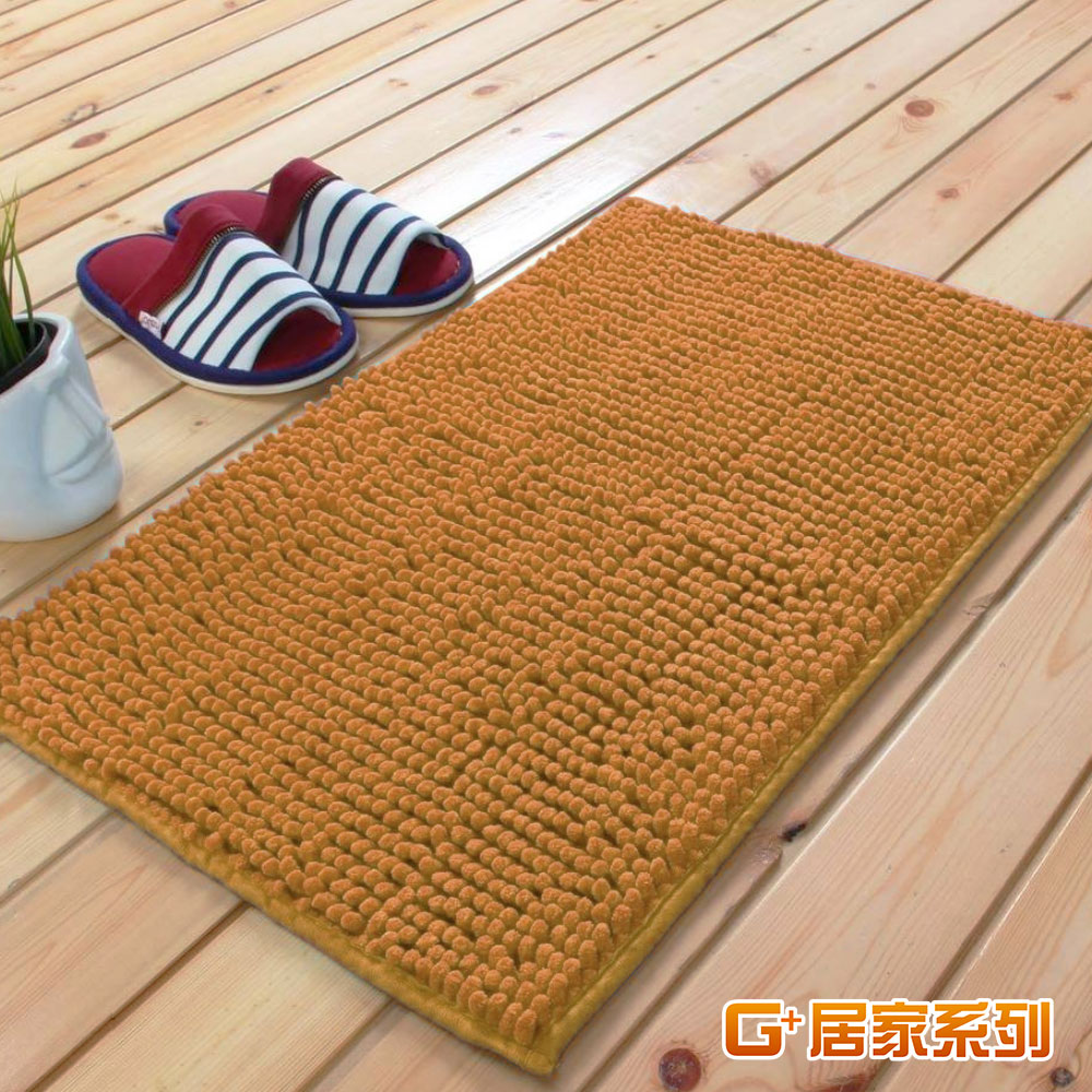Microfiber short-hair water-absorbing anti-slip floor mat 40x60 cm, , large