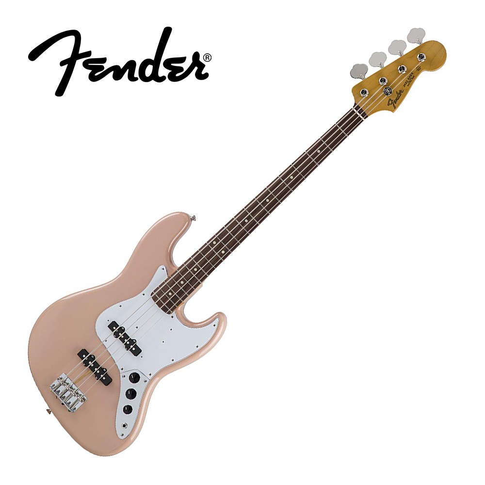 Fender MIJ Traditional 60s Jazz Bass RW FPK 電貝斯 粉紅款【敦煌樂器】, , large