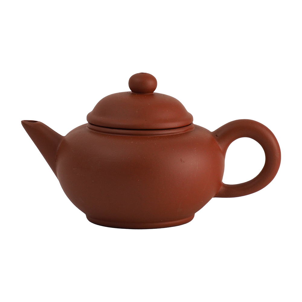 水平紫砂茶壺-200ml-紅色-2入, , large