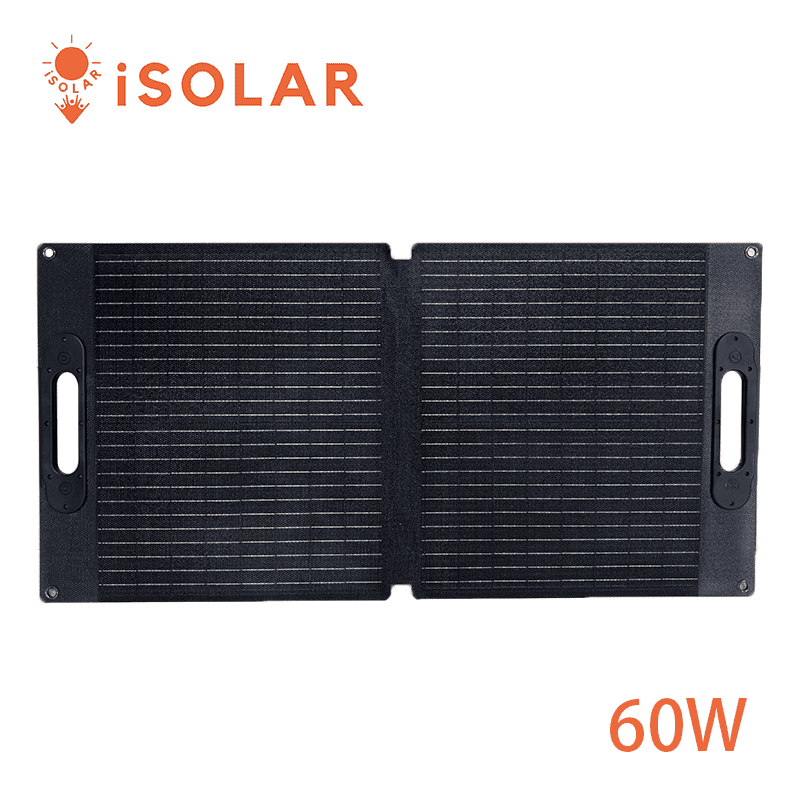 【iSOLAR】60W Foldable solar panel, , large