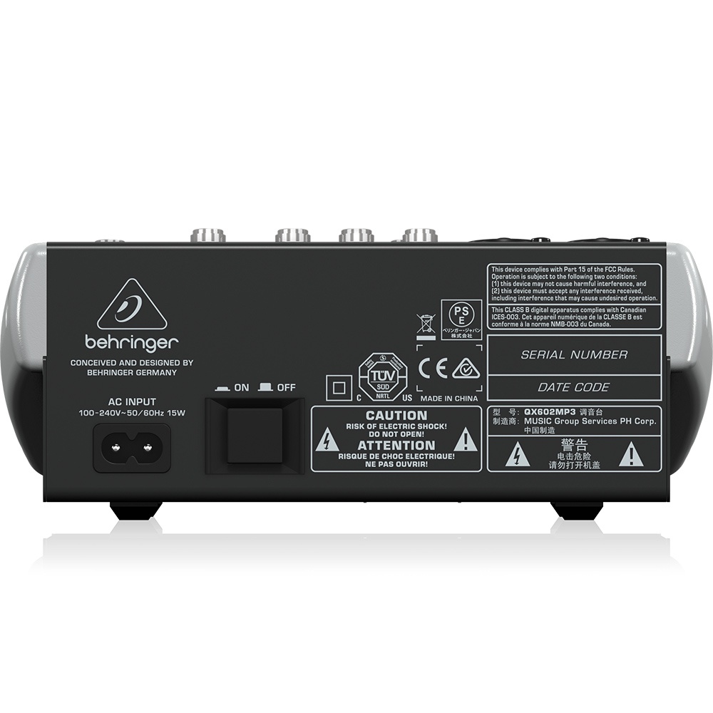 behringer XENYX QX602MP3 混音器【敦煌樂器】, , large