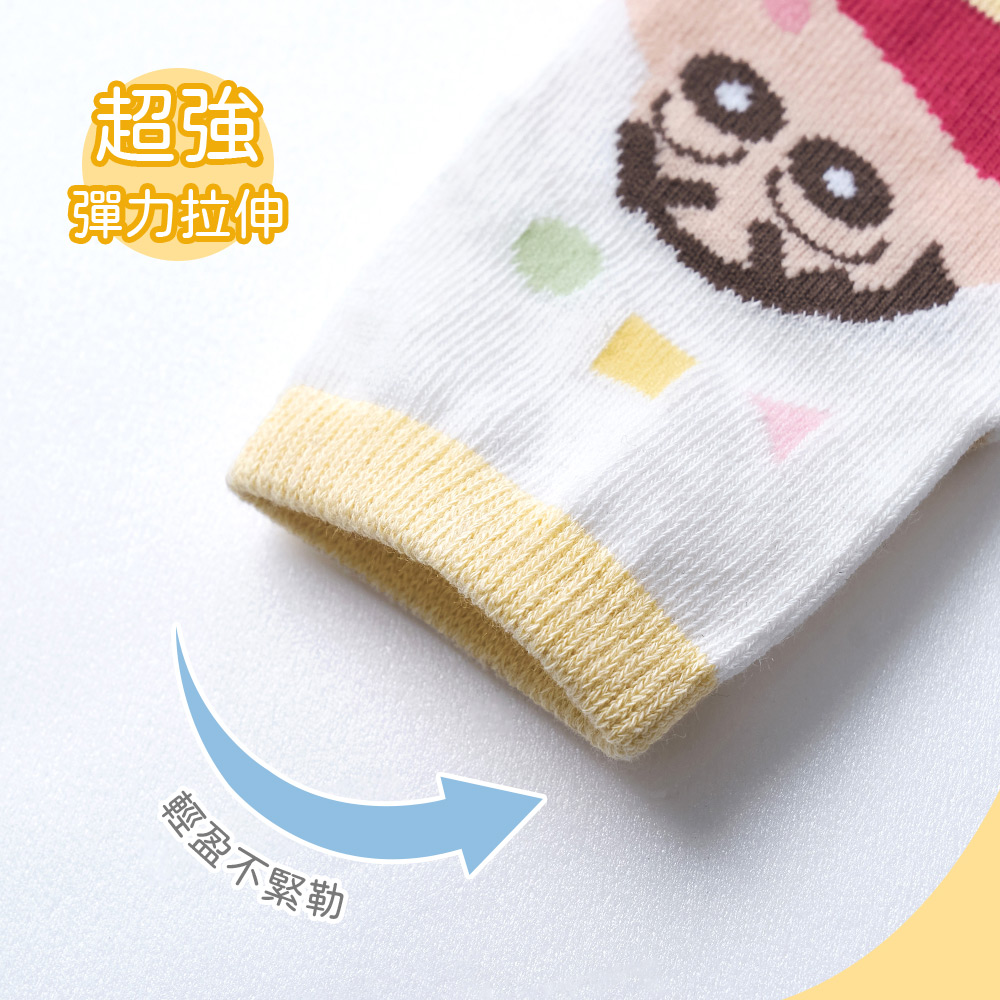 (多款)蠟筆小新幼童止滑短襪 【旺達棉品】SC-A201, , large