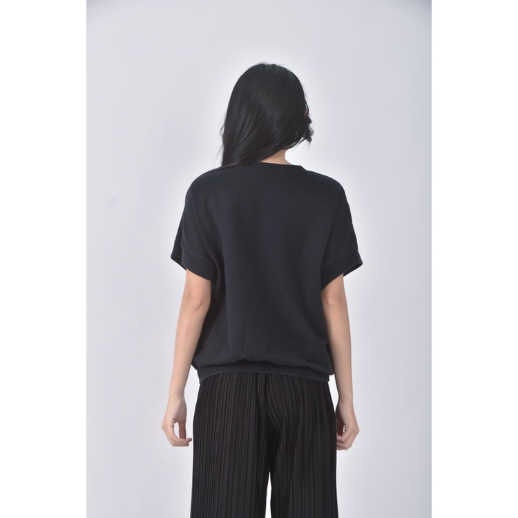 (S) uniqlo質感棉質藍色短袖上衣二手衣, , large