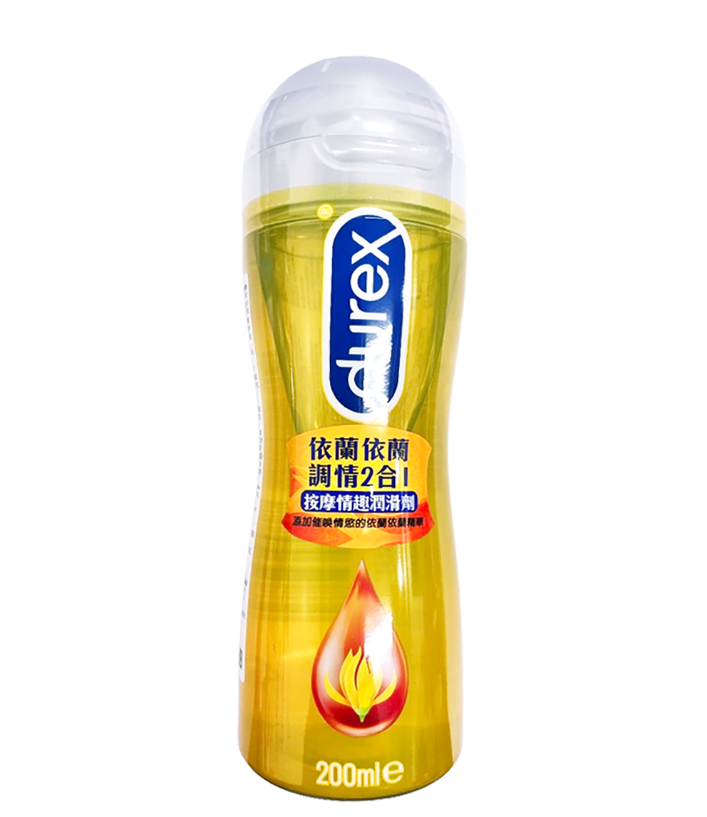 【杜蕾斯 durex】依蘭依蘭調情2合一 按摩情趣潤滑劑, , large