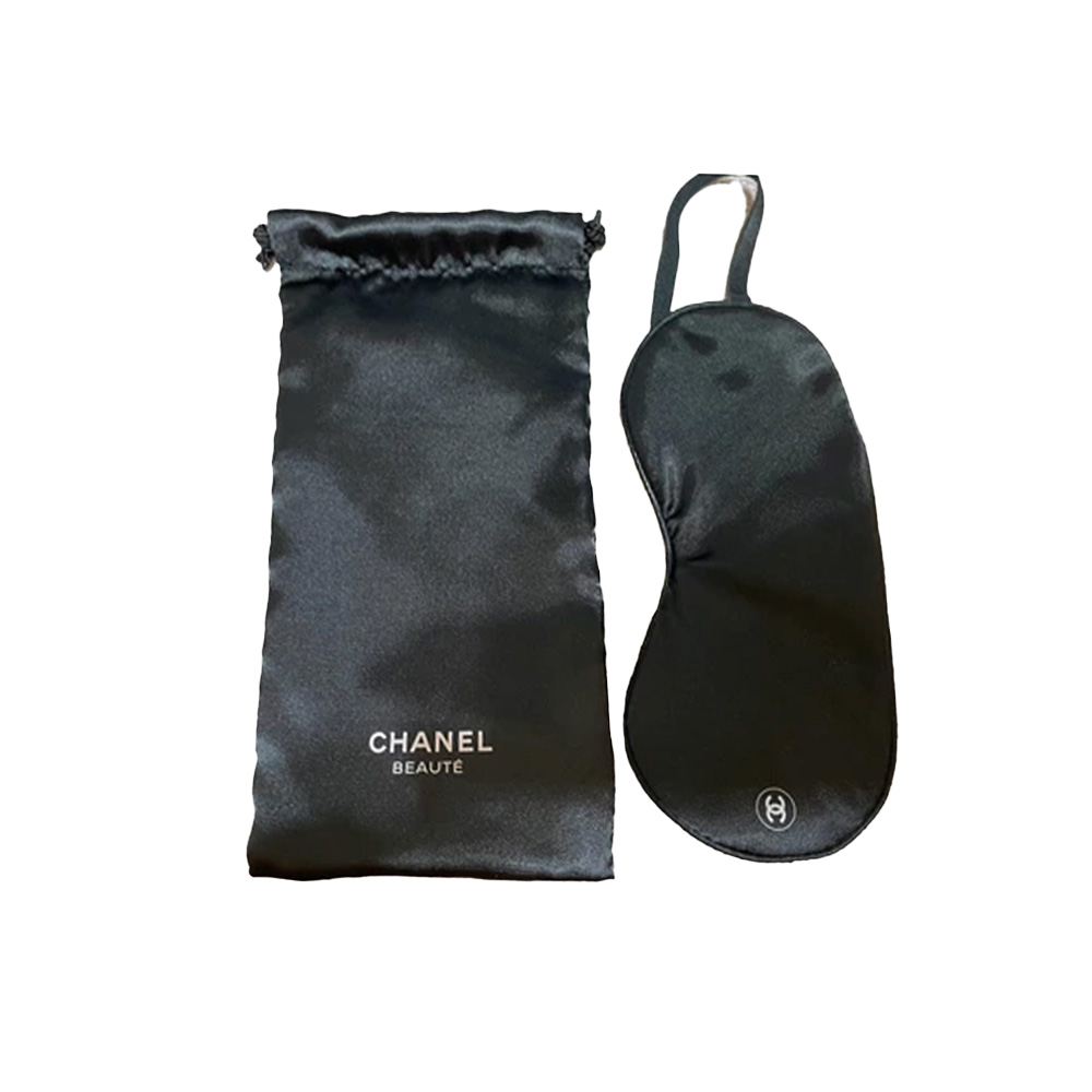 【CHANEL 香奈兒】集卡禮絲質眼罩, , large