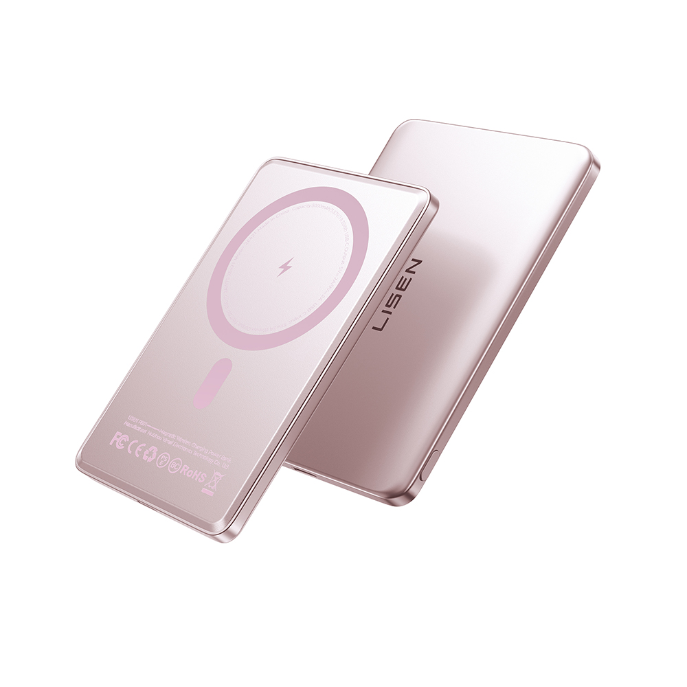【LISEN】5000mAh P601 Ultra-SLIM Power Bank Magnetic Wireless Charging(Gray)2E421, , large