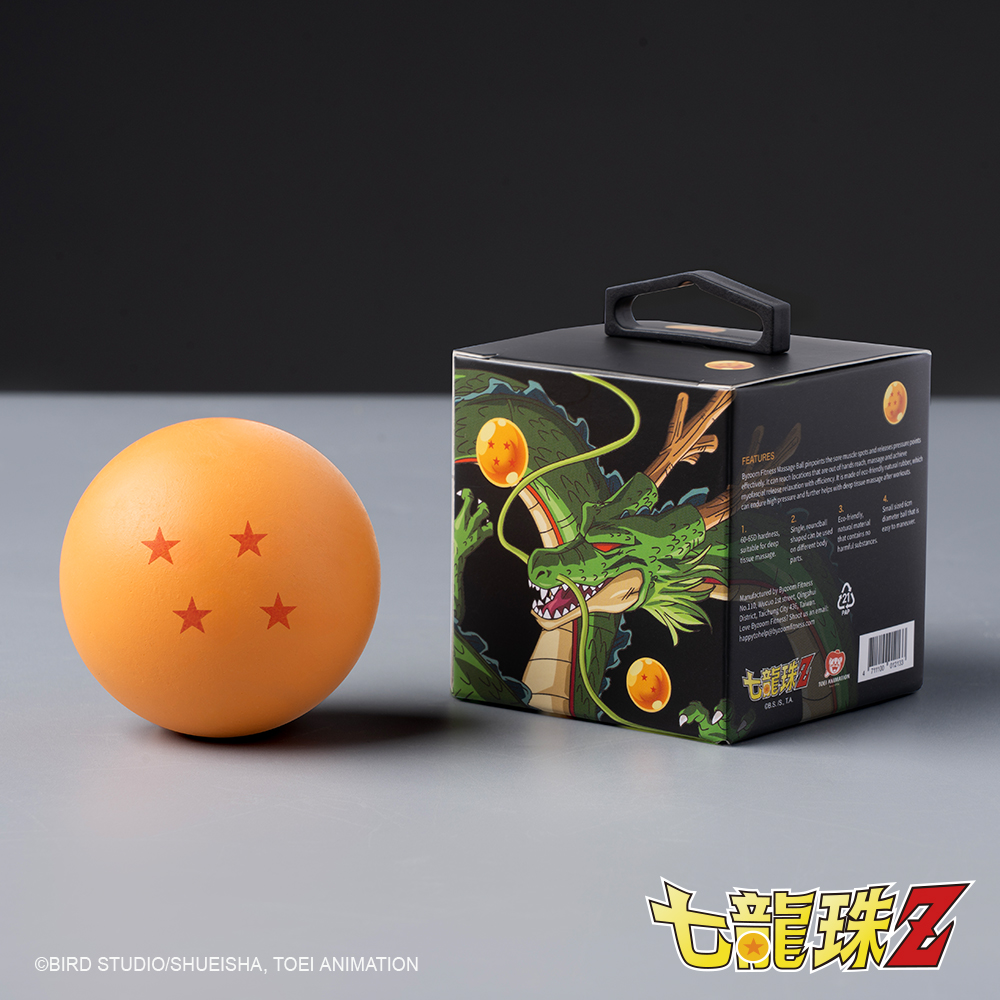 Dragon Ball Z Natural Rubber Massage Ball (Four-Star Dragon Ball), , large