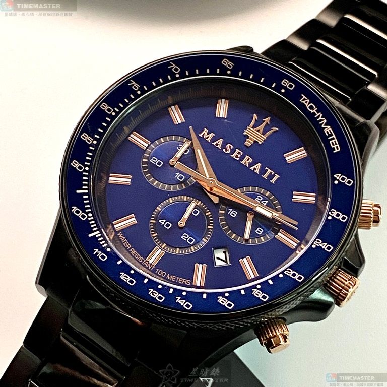 [TIMEMASTER] MASERATI watch, 44mm, R8873640001