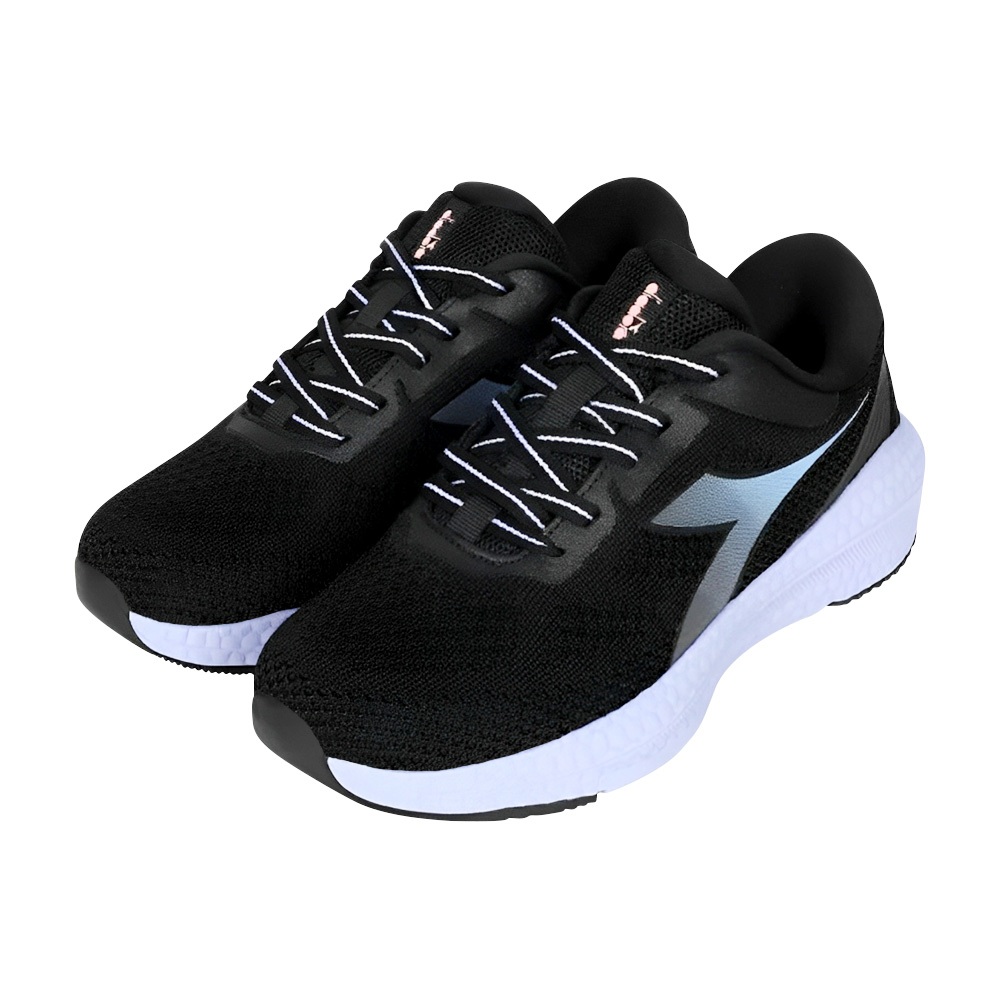 DIADORA迪亞多那 避震專業慢跑鞋 女運動鞋 女鞋 透氣 舒適 保護後跟 吸衝 反彈 耐磨 止滑 穩定 紫白 黑紫, , large