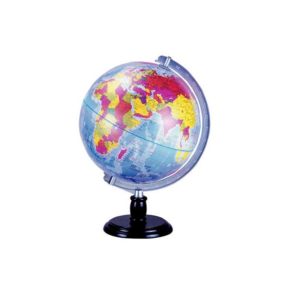 【 徠福 】一次成型地球儀17"(木座)60CM / 個 NO.1167, , large