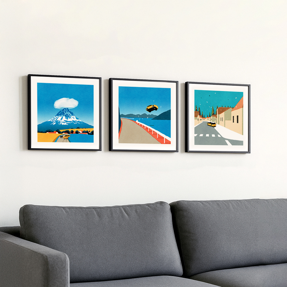 【上手家居】旅途插曲晶瓷掛畫 30*30cm-開創新局(裝飾畫/風景掛畫/客廳掛畫/壁畫/玄關掛畫/晶瓷畫), , large