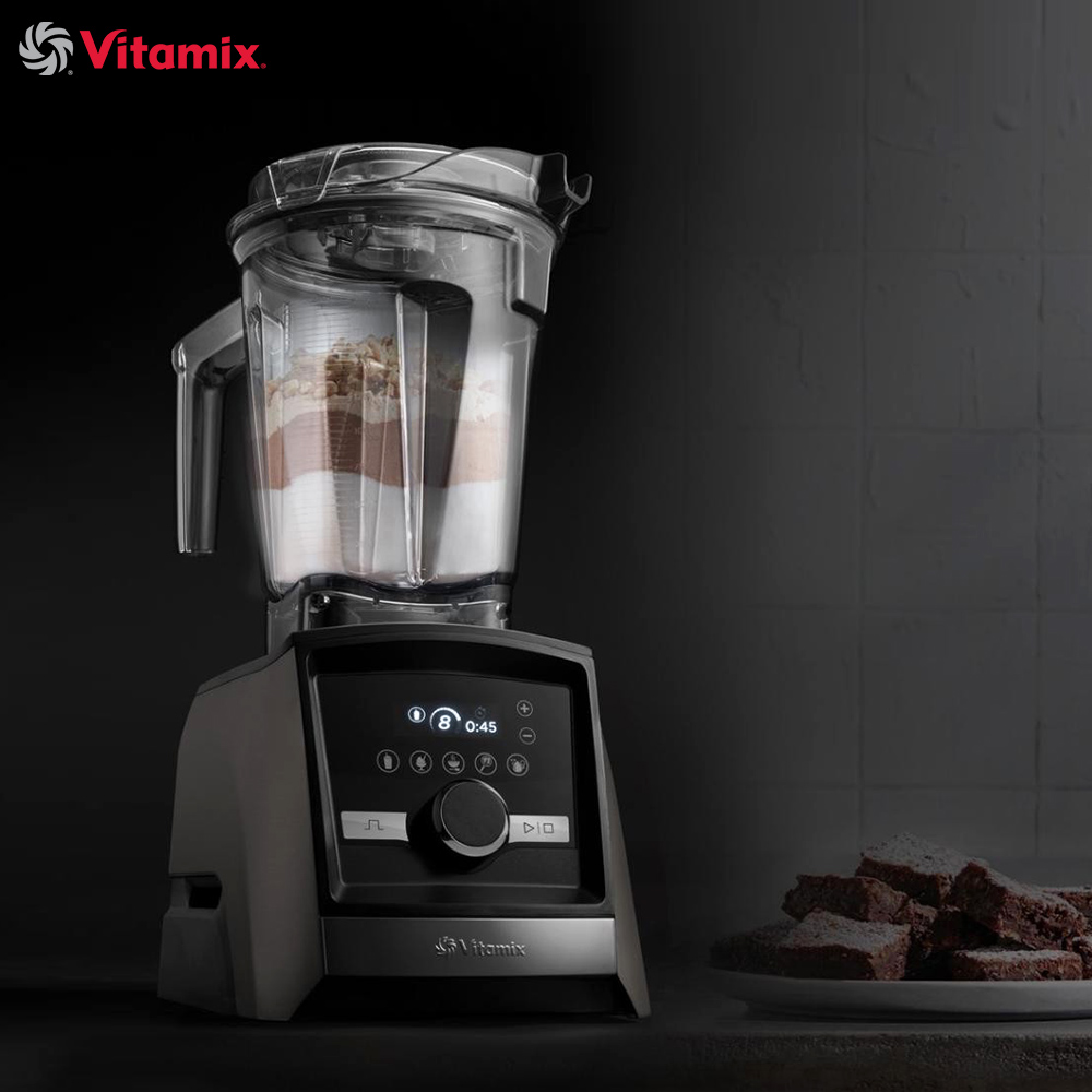 【美國Vitamix】Ascent領航者全食物調理機 智能x果汁機 尊爵級-A3500i-曜石黑(官方公司貨)-陳月卿推薦, , large