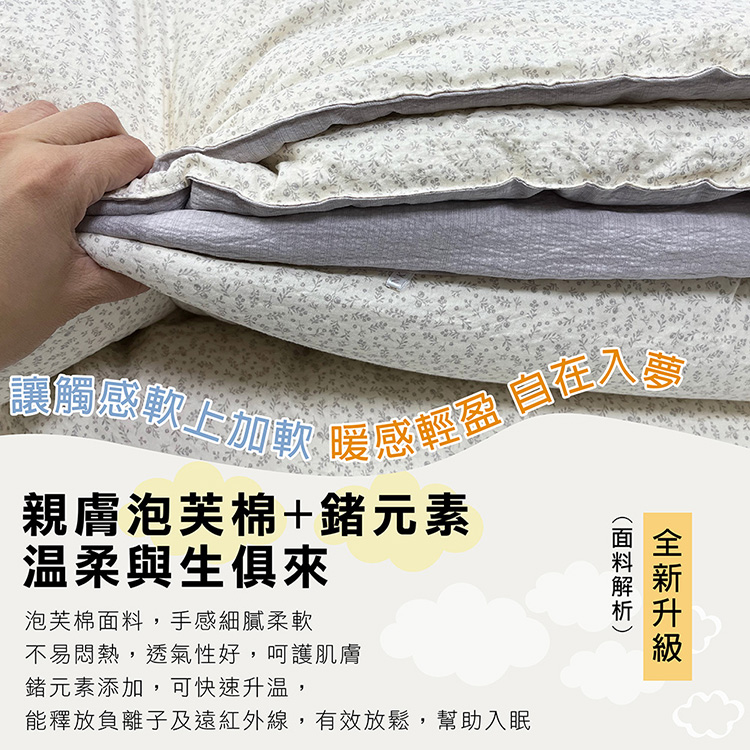 【多利寶寢具】Indain_四季恆溫鍺元素可水洗抗菌被/棉被胎, , large