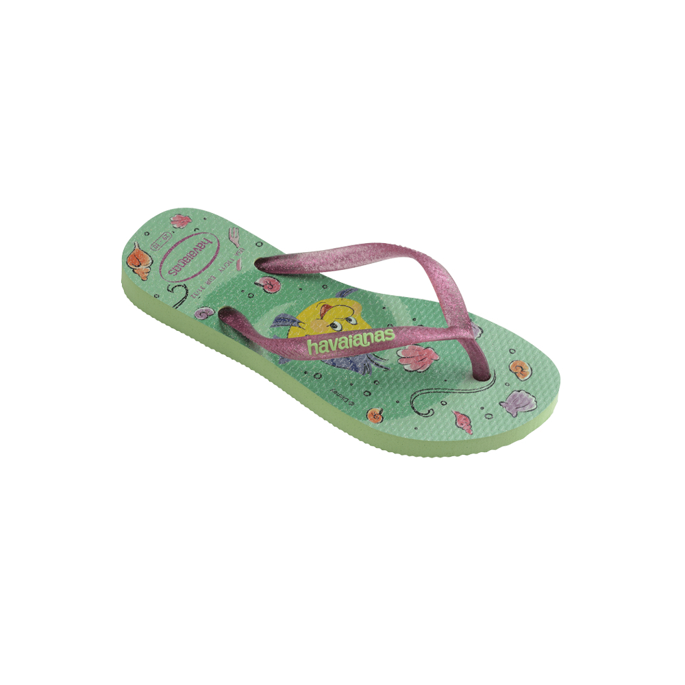 [巴拉娜巴西人字拖專賣店]中壢實體店面Havaianas童鞋 夾腳拖/人字拖鞋KIDS SLIM PRINCESS 冰雪奇緣 小美人魚 海灘 海邊, , large